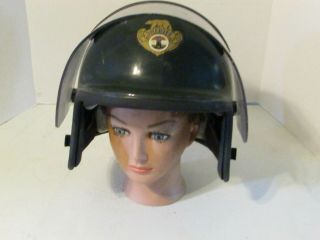 Vintage East LA Los Angeles County Sheriff Motorcycle/Riot Helmet Size XL 3