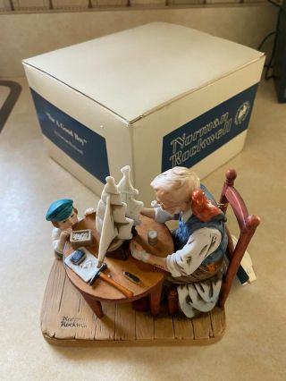 1980 Norman Rockwell Museum " For A Good Boy " Box