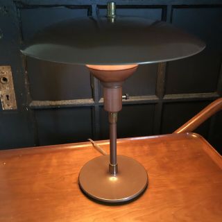 Ufo Lamp Flying Saucer Morning Mid Century Vtg Vintage Table Desk Dazor?