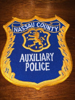 Nassau County York Police Department Patch