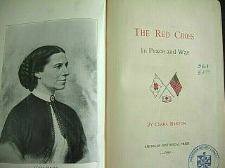 THE RED CROSS Clara Barton American Red Cross,  Wash.  DC 1898 3
