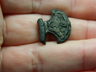 Small Roman Romano british bronze Votive axe head Metal detecting detector 2