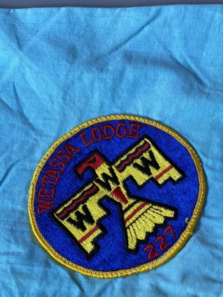 Boy Scout Oa 227 Wetassa Vintage Neckerchief