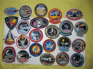 23 Vintage Lion Brothers And Other Space Shuttle Patches Mint/near Nasa