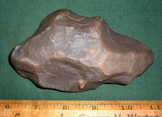 Almost 5 " Paleolithic Acheulean Early Man Axe,  Prehistoric African Artifact