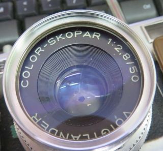 Vintage Voigtlander Vitessa T 35mm Camera w/ Case,  Bag,  Flash,  Filters & More 3