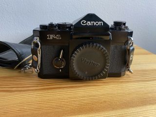 Vintage Canon F - 1 35mm Slr Film Camera Body Model