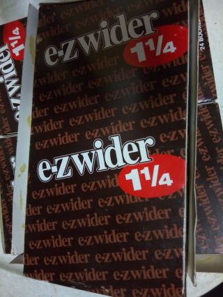 Ez - Wider Brown 1.  25 1 1/4 Rolling Papers 24 Booklet (box)