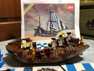 Vintage Lego Pirates Caribbean Clipper (6274).  Complete.  Missing Instructions.