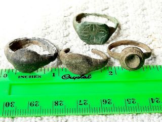 Ancient Roman Bronze Ring Vintage Antique Artifact Viking