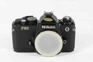 Vintage Nikon Fe2 Slr 35mm Camera Body Only