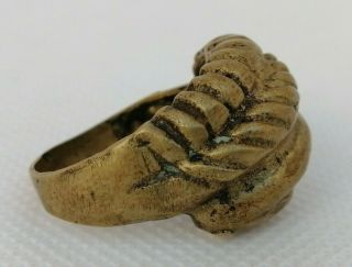 Rare Extremely Ancient Bronze Ring Viking Artifact Bronze Ring Authentic