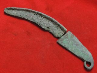 Ancient Bronze Parts From Celtic Sickle