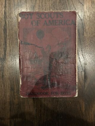 Boy Scouts Of America 1912 - 4th Edition Handbook For Boys Bsa