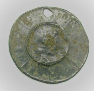 Detector Finds Ancient Roman Bronze Silvered Mirror In As Found State