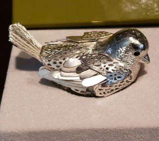 Christofle - Paris France Silver Plate Bird Figurine Lumiere D 