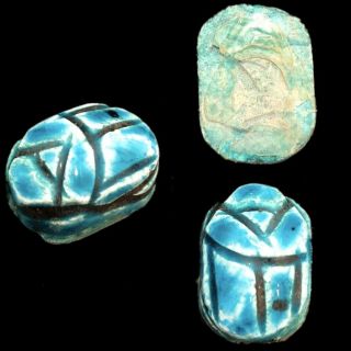 Large Ancient Egyptian Scarab 300 Bc (5)