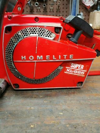 Homelite Xl - 925 Vintage Chainsaw Build Project Incomplete