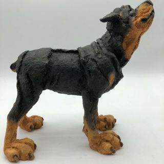 Rare A Breed Apart Country Artists 70010 Rottweiler Dog Figurine Statue 2001