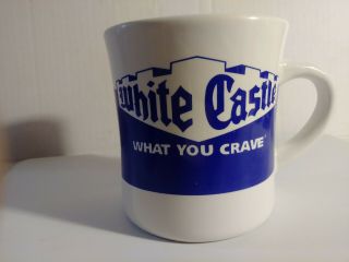 White Castle Mug  What You Crave  Diner Style Mug Year 1997