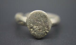 Medieval Period Bronze Ring 14th - 15th Century Ad
