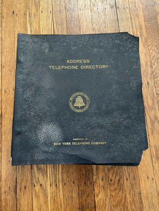Vintage 1959 Buffalo,  Ny Street Address Telephone Directory Phone Book