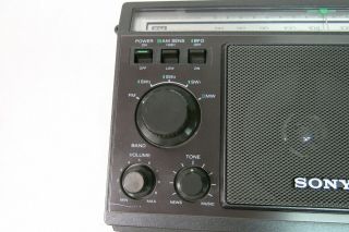 Vintage Sony ICF - 6500W FM/SW/MW 5 Band Radio Receiver Short Wave 3