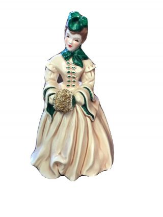 Florence Ceramics Figurine " Dalia " Vintage Victorian Lady Collectible Figurine