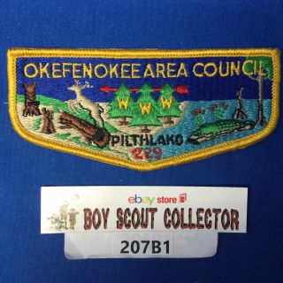 Boy Scout Oa Pilthlako Lodge 229 S1 Order Of The Arrow Flap Patch Www