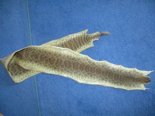Rattlesnake Skin Prairie Rattle Snake Hide Dry Tanned Wrap Pen Blanks 43 In D4