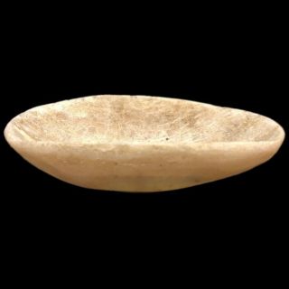 Very Rare Ancient Egyptian Alabaster Bowl 300 B.  C.  (1)