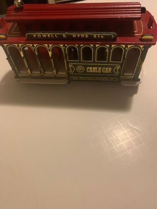 Powell & Hyde Sts San Francisco Cable Car Trolley Car Music Box 39 Wood Metal
