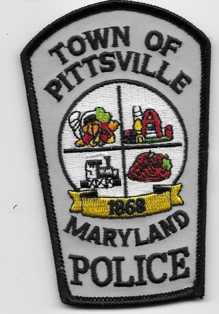 Pitsvile Police State Maryland Md