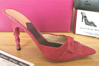 Just The Right Shoe - Silken Wrap Red,  Limited Artist 