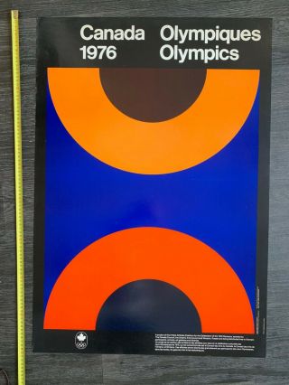 Canada 1976 Olympics Art Series Vintage Poster By Claude Tousignant