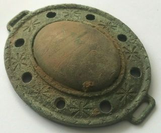 Post Tudor Decorated Belt Buckle Metal Detector Finds 15 - 16th Century Ad - F217