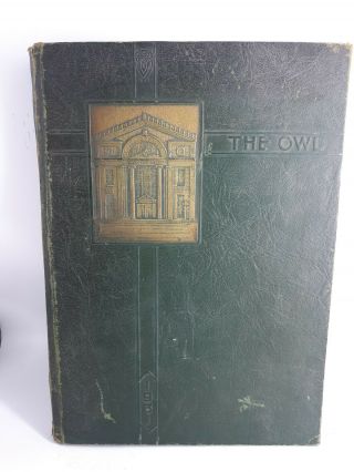 1931 Fresno High School The Owl Yearbook With Signatures,  Reunion California