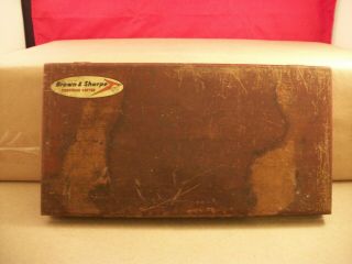 Vintage Brown And Sharpe No.  655 Micrometer Length Standards