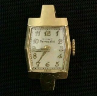 Vintage 14k Gold Girard - Perregaux Ladies Swiss Watch,  Wristwatch,  17j 3.  8grams