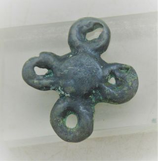 Detector Finds Ancient Byzantine Bronze Crusaders Cross Pendant