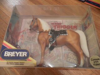 Vtg Rare Breyer Western Horse 758 Roy Rogers Trigger Hollywood Series W Saddle