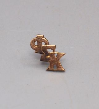 Vintage Phi Sigma Kappa Fraternity Lapel Pin