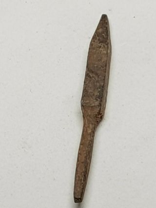Museum Quality Roman Bronze Long Shot Arrowhead Circa 100 - 200 Ad 8,  5 Gr 6 Mm