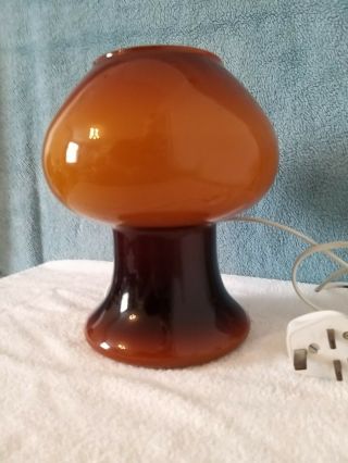 A Prova 1970s Retro Vintage Italian Studio Art Glass Table Lamp (2619)