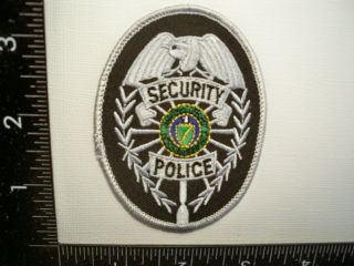 Old Federal Doe Hqs Security Police Seal Patch Washington,  Dc Special Police