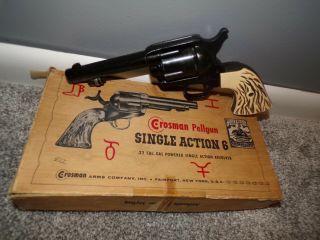 Vintage Crosman Hahn " 45 " Bb Air Gun/pistol With Box