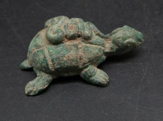 Ancient Bronze Tortoise And Snake Figure Metal Detecting Finds