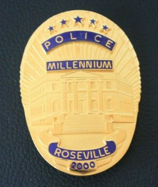 Millennium 2000 Roseville Michigan Badge 3 1/4 "
