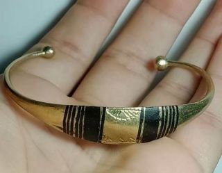 Rare Extremely Ancient Viking Bracelet Bronze Artifact Authentic Very Stunning
