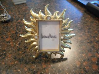 Jay Strongwater For Neiman Marcus Miniature Pictures Frame Gold Tone